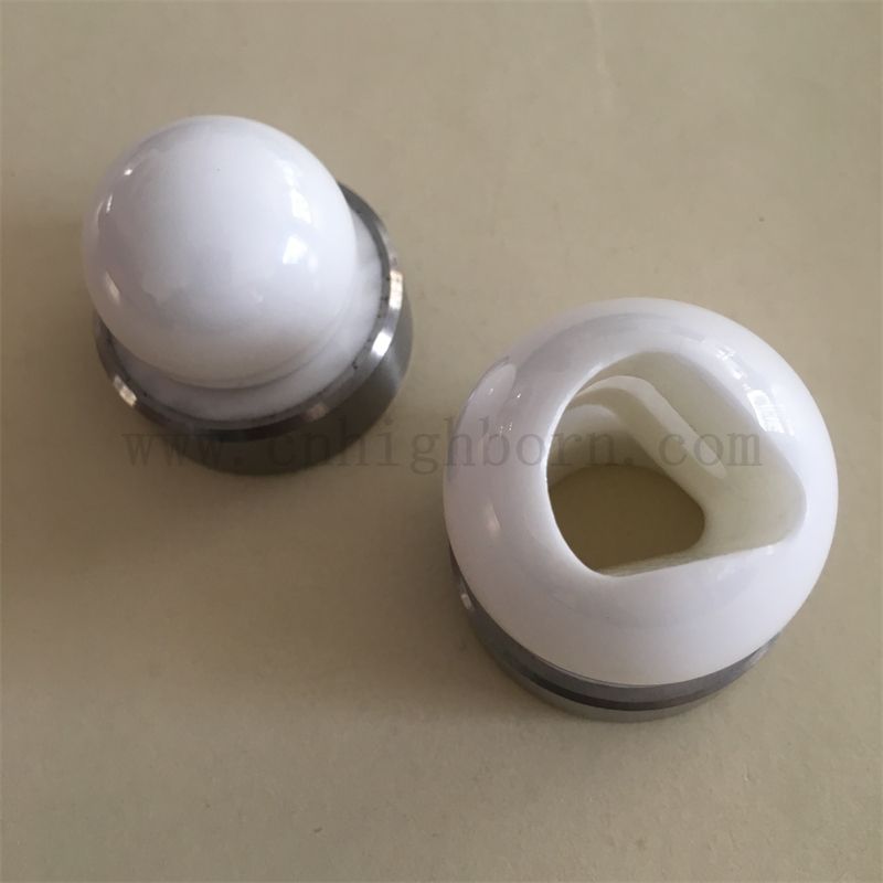 YSZ ZRO2 Zirconia Y-TZP Valve à billes en céramique avec siège