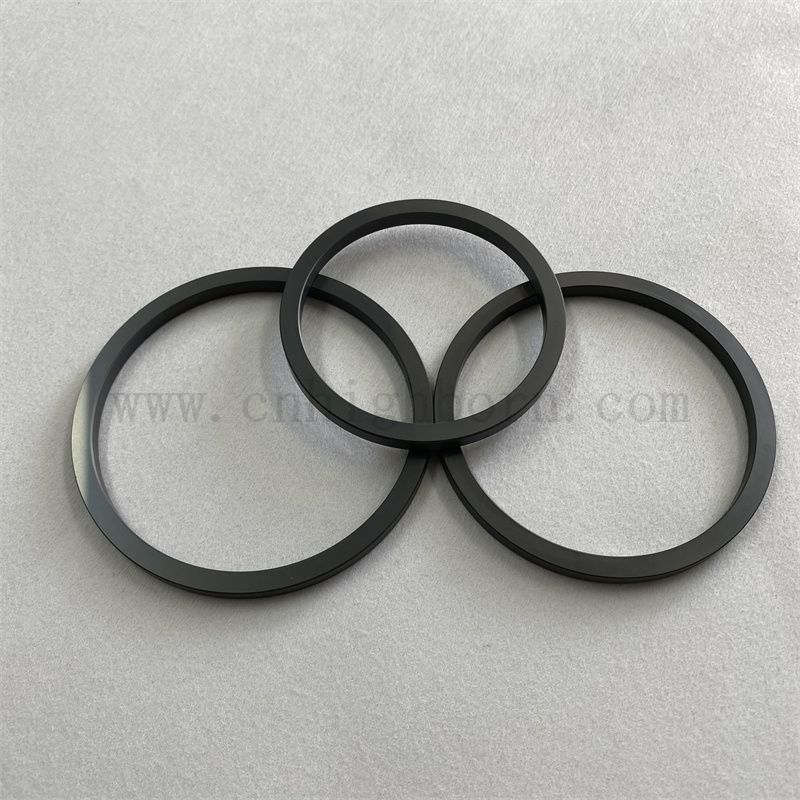  Résistance à l'usure personnalisée en silicium en carbure de scellage anneau en céramique sic