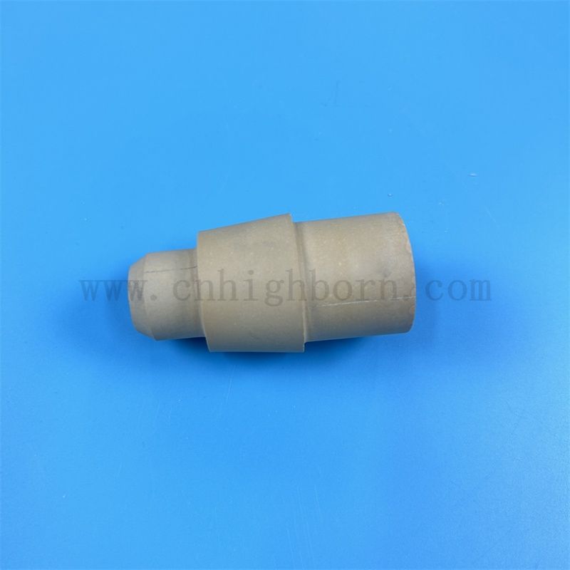 Le tube en céramique réfractaire de zircone a adapté la pièce en céramique composée ZrO2 aux besoins du client