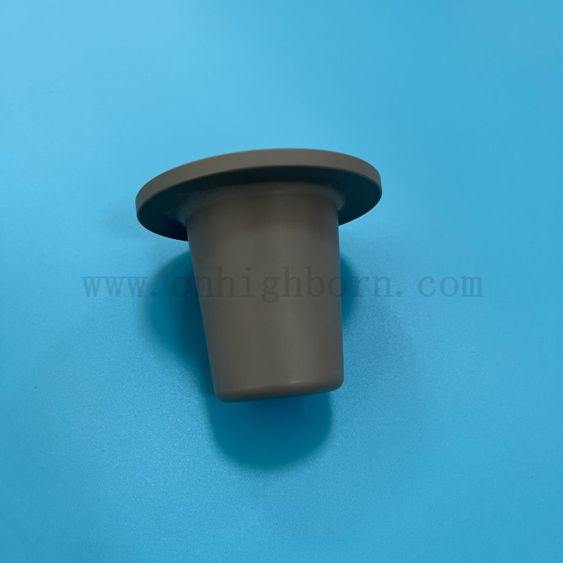  Tasse de creuset de fusion en céramique de nitrure de silicium Si3n4 de résistance à la corrosion