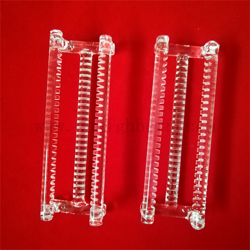 Instrument de quartz transparent en verre de quartz.