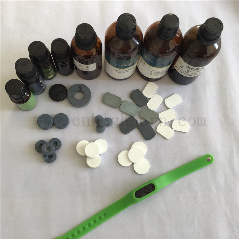 Porosité personnalisée Piest Piece en céramique Piece parfumée pour la volatilisation du parfum