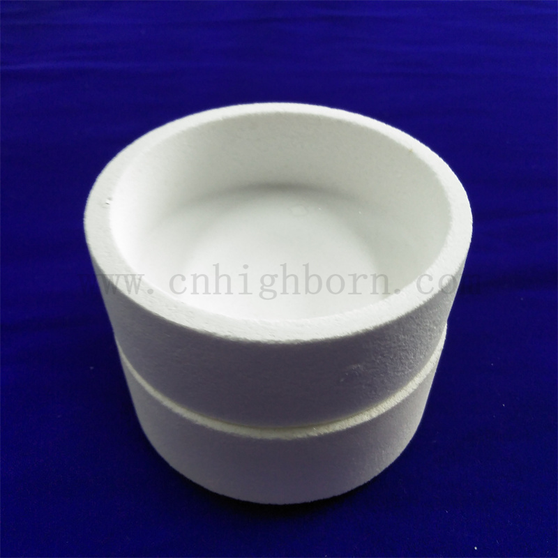 Corundum réfractaire personnalisé Mullite Kiln Sinter Ceramic Crucible