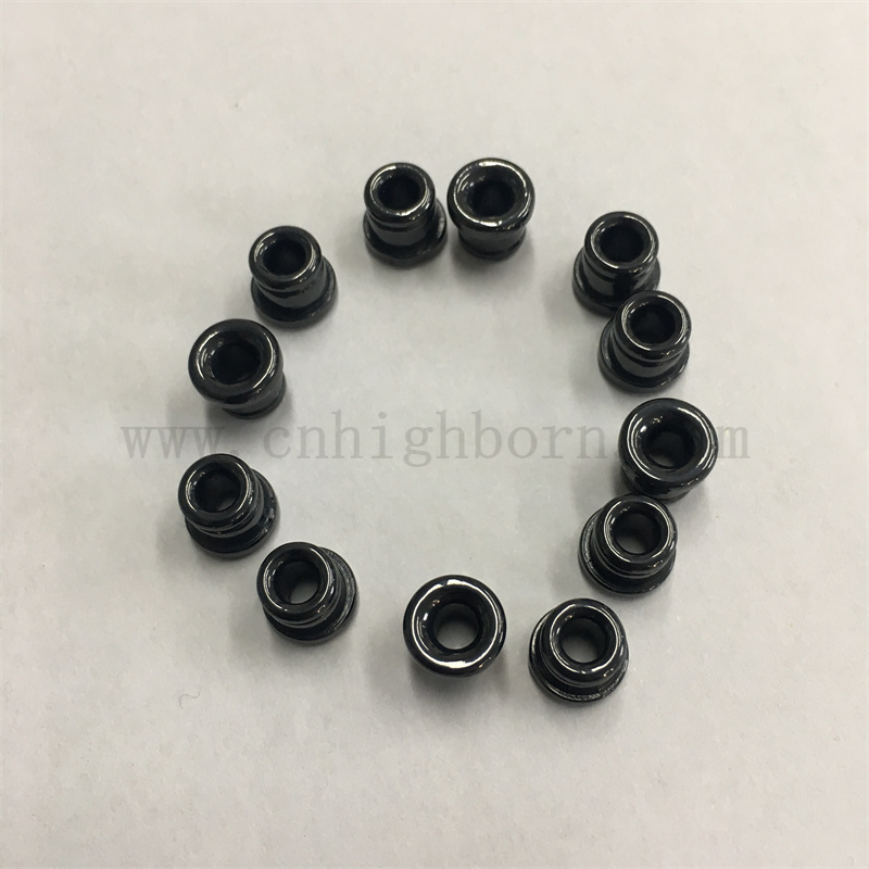 Usure résistance Black Titanium Oxyde en céramique Eyelet Textile Céramique Fil Fil Guide