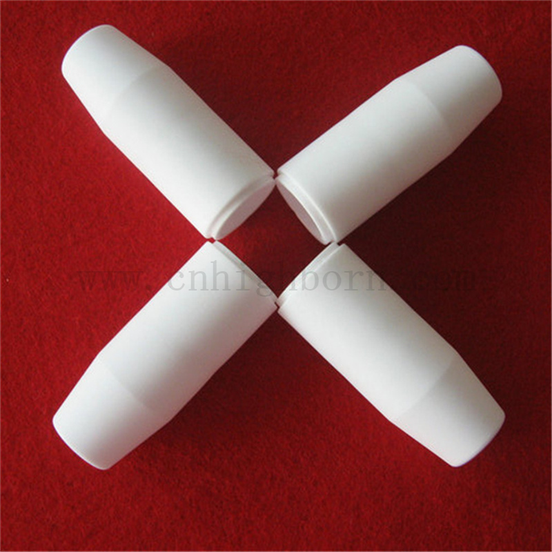 95 Alumine Buse Isolation personnalisée AL2O3 Tube irrégulier en céramique