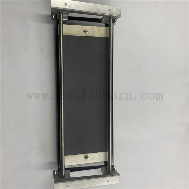  Élément de chauffage de chauffage en verre de verre en verre de céramique noir infrarouge avec support en acier inoxydable pour chauffage