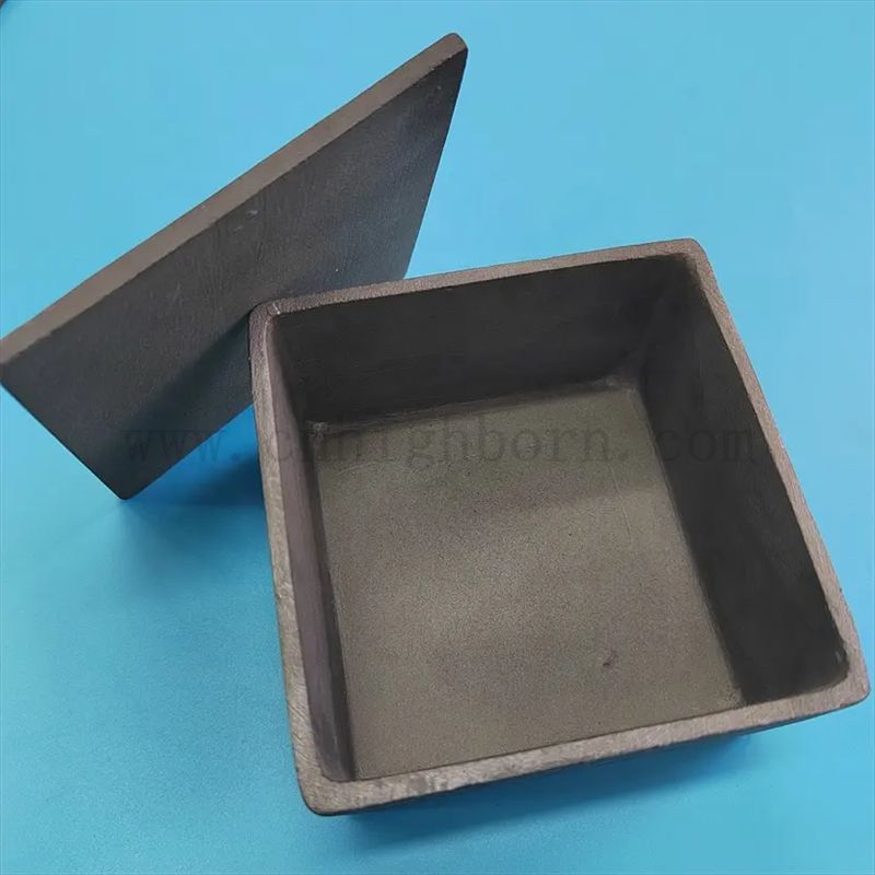 CARBIDE DE SILICON RÉSISTANT À HAUTE TEMPINE CURBIBLE CURCIPE SIC SIC SSIC Céramique avec couvercle