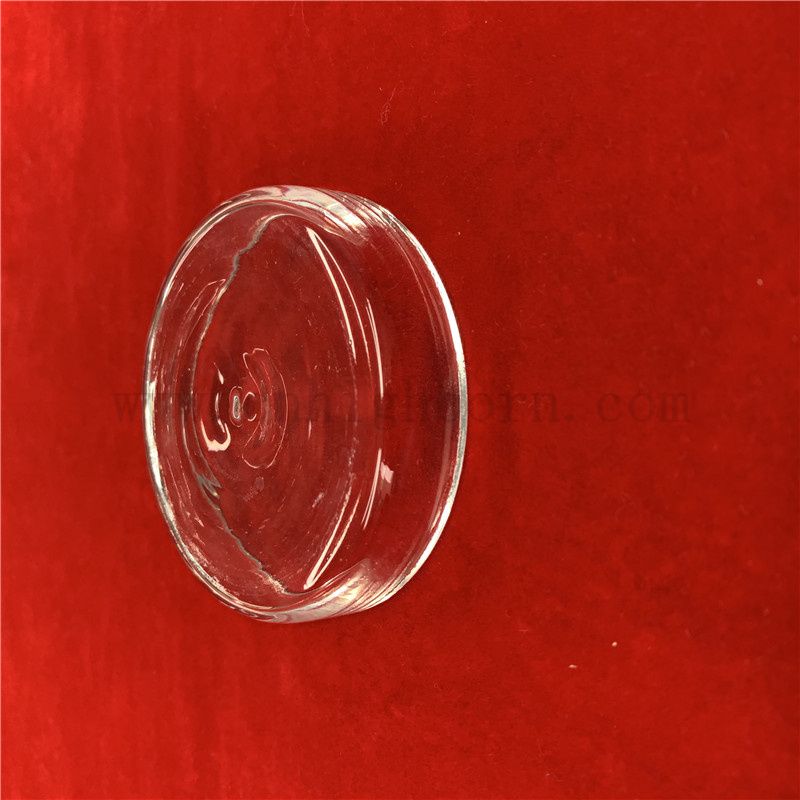 Le laboratoire utilise la résistance à la chaleur claire en verre rond en verre de Pétri