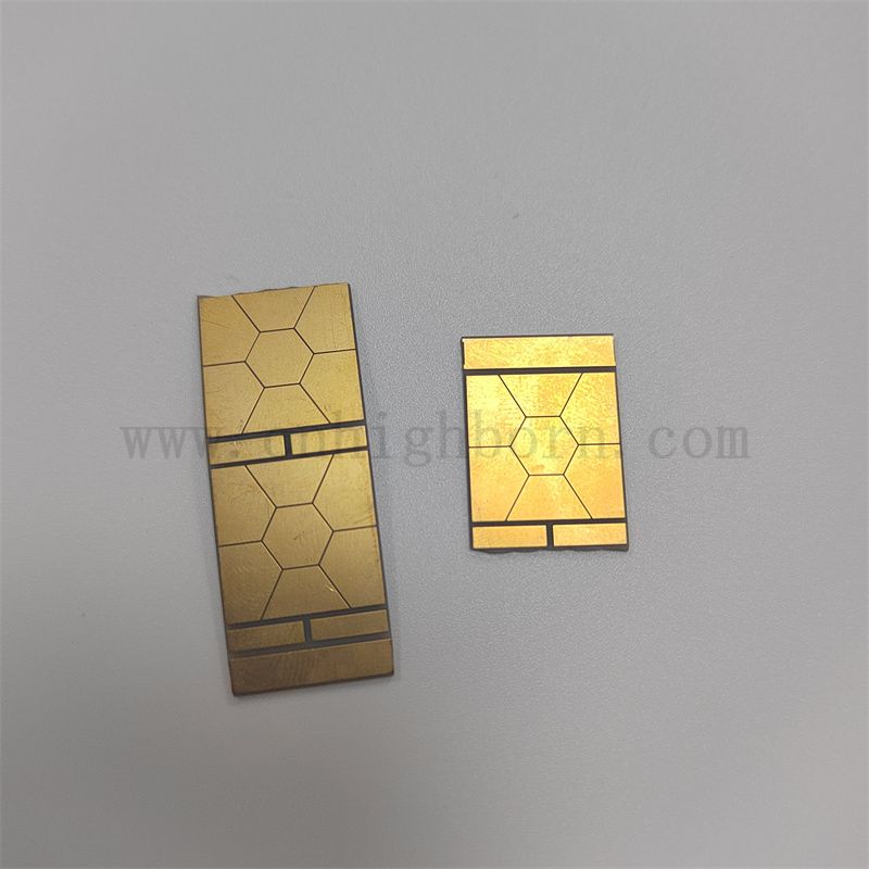 MO MN MN Alumina AL2O3 DBC DPC AMB substrat en céramique métallisé pour composant électronique