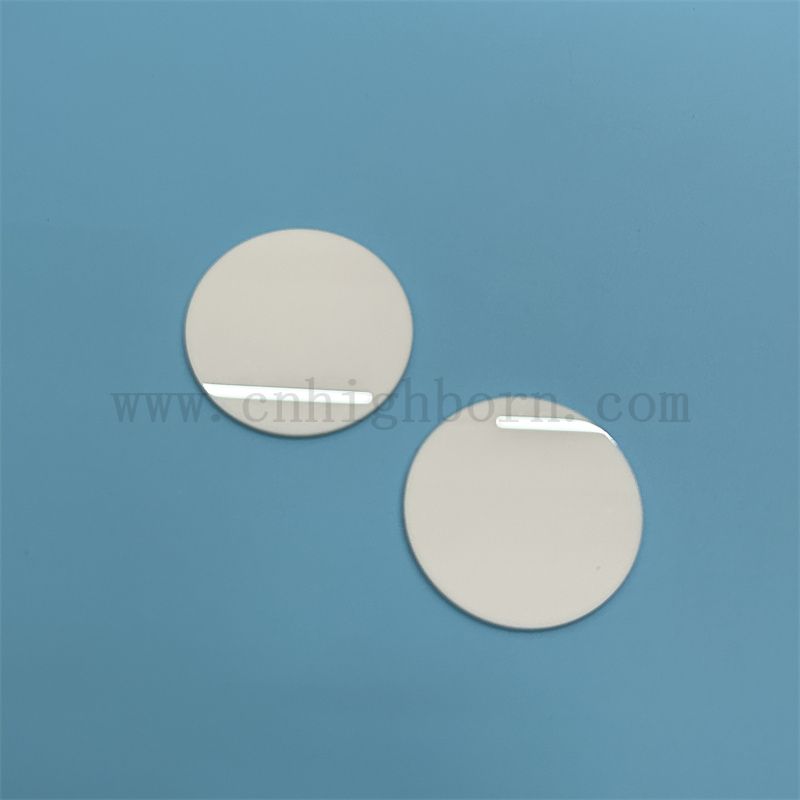 Pas de porosité en verre machinable disque céramique de surface de polissage