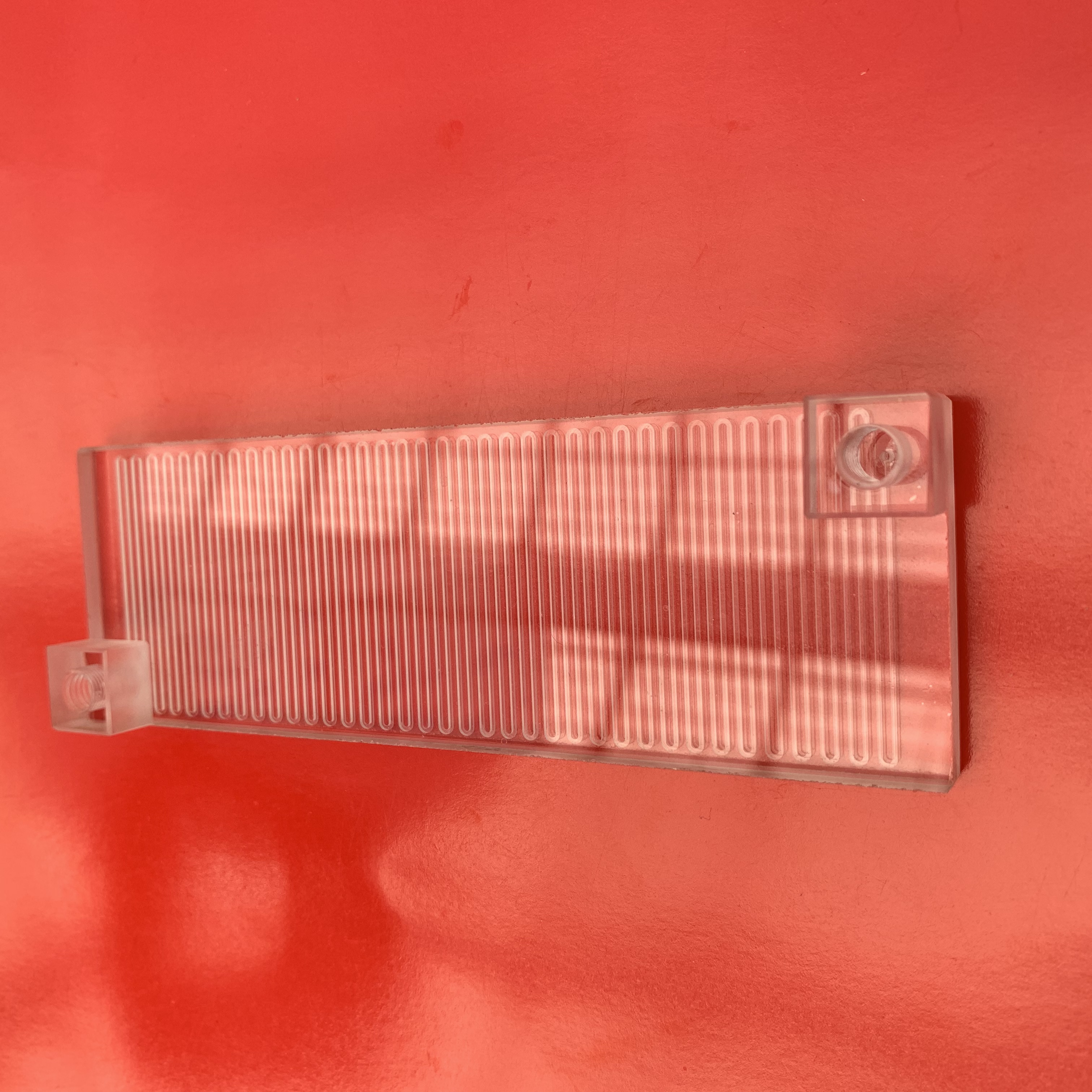 Laboratory UV Flow Cell Corrosion Resistance Optical Quartz Glass Cuvette