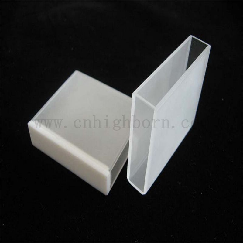 Couve de quartz de laboratoire Cellule optique avec couvercle Lovibond grand volume en verre Couvet Couvette cellule