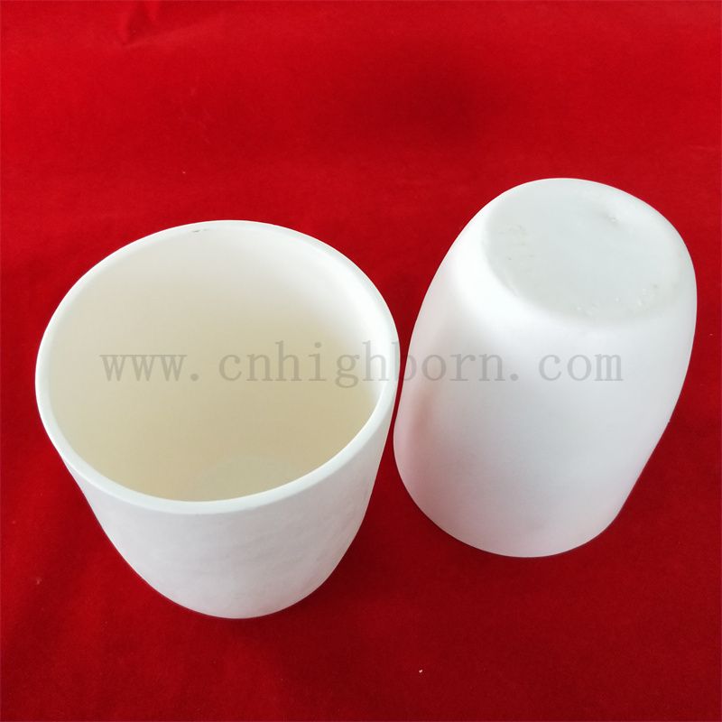 Alumine à haute température à haute température 99% AL2O3 Alumine Arc Ceramic Merting Crucible Pot pour le laboratoire