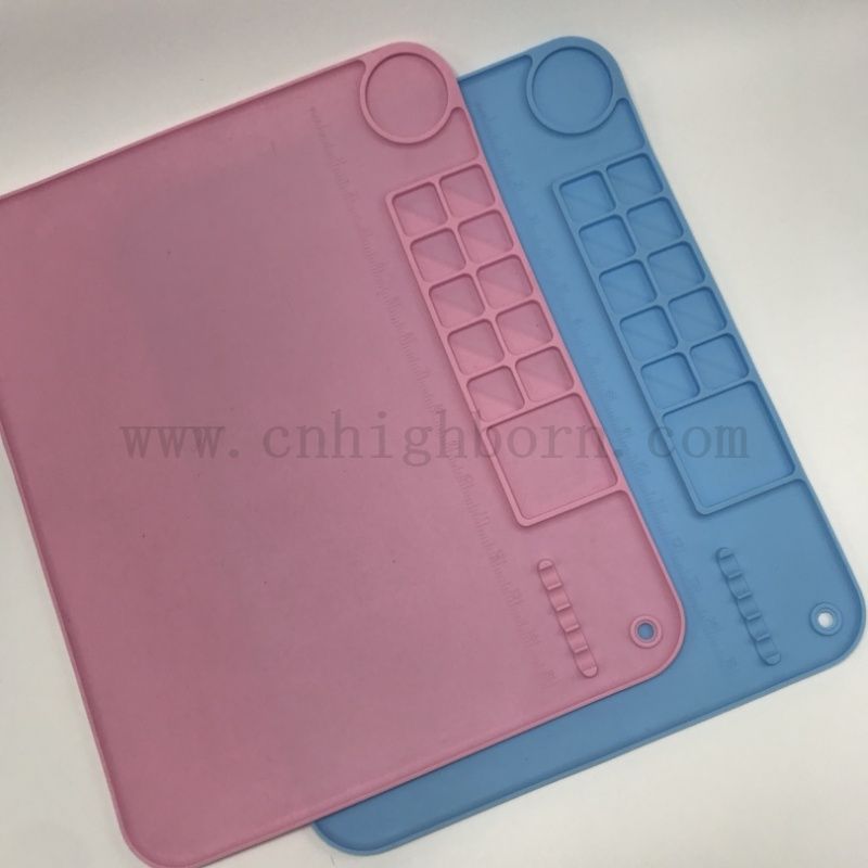 Enfants DIY Graffiti Pad Portable Silicone Rubbery Sheet pour peinture 