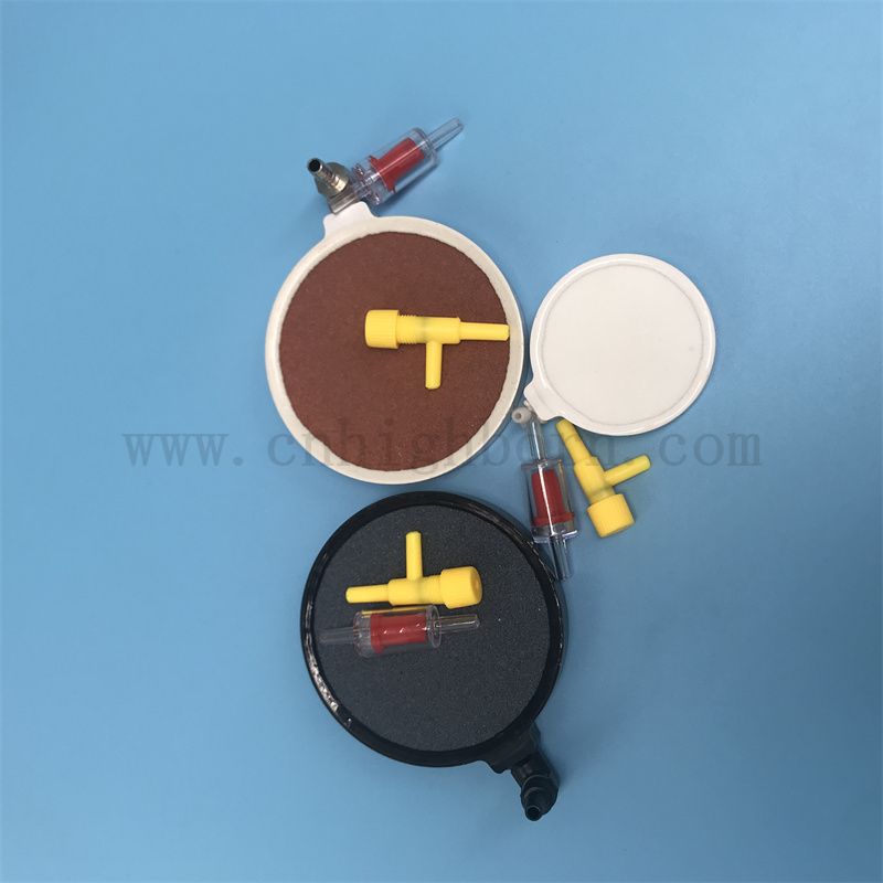 Pompe d'aération ronde Ceramic Bubble Air Pierres pour aquarium