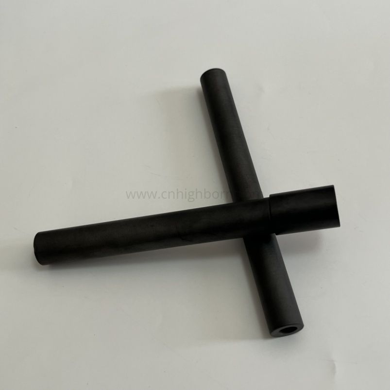 Tube en céramique de carbure de silicium manchon de thermocouple en céramique SiC