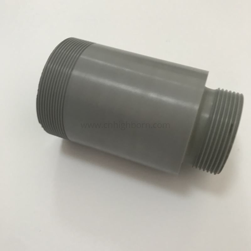 Tube fileté en céramique du tuyau Si3n4 de nitrure de silicium de GPS