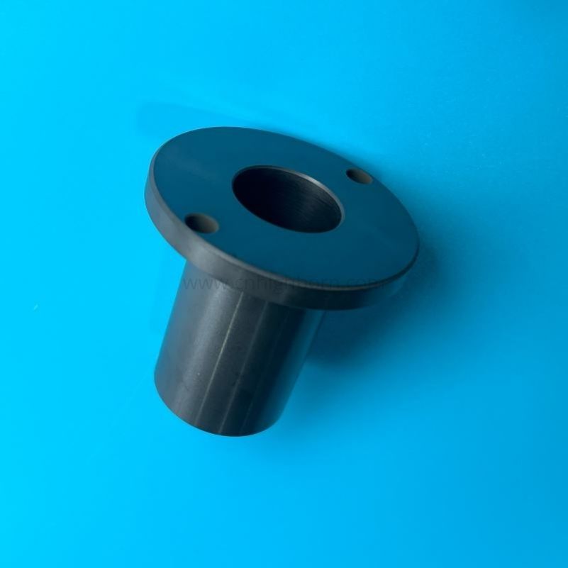 Tube de rechange en carbure de silicium, douille SSIC avec bride