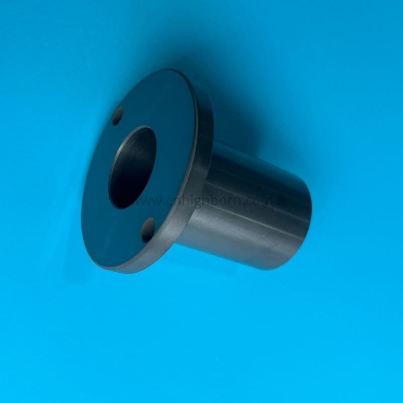 Tube de rechange en carbure de silicium, douille SSIC avec bride