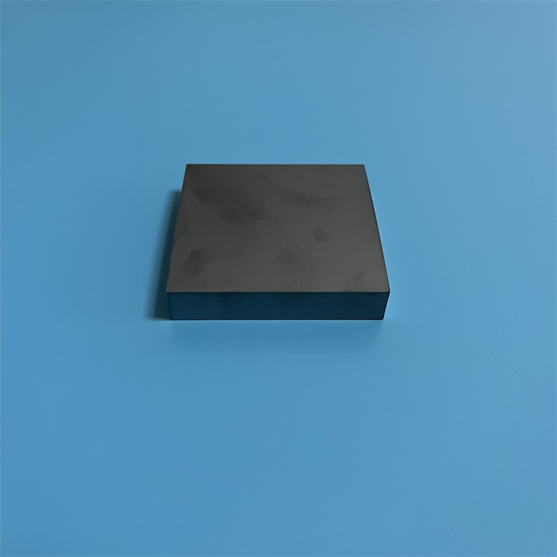 Pièce de protection SiC de plaque en céramique de carbure de silicium de 50x50mm