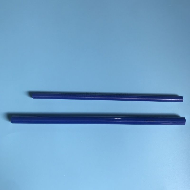 Arbre de piston de piston en céramique bleue Zro2, tige en zircone