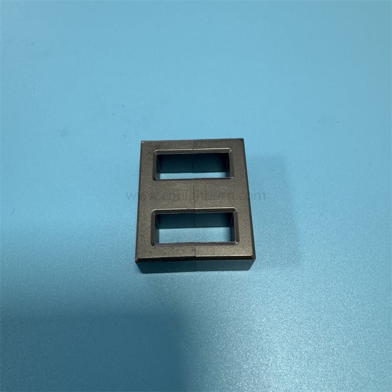 Noyau de ferrite de bloc magnétique doux personnalisé pour transformateur de puissance industriel