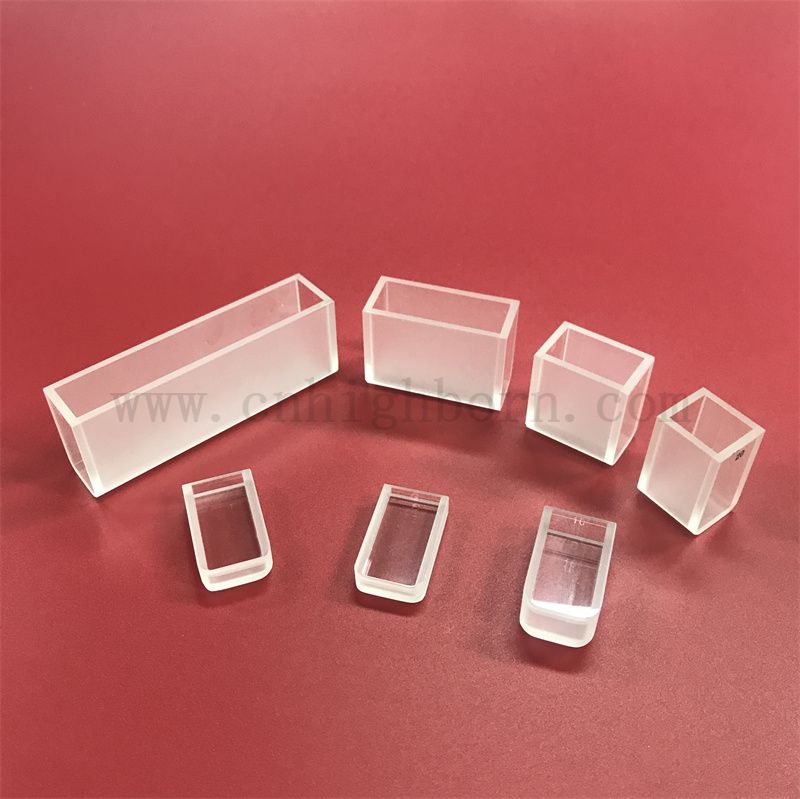 Cuvette de quartz pour la spectrophotom&eacute;trie UV