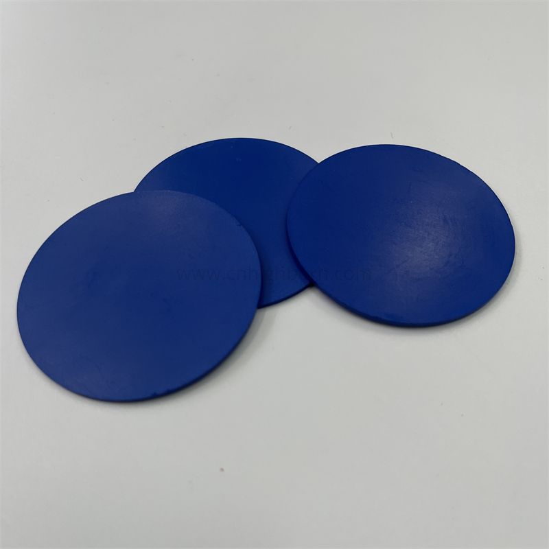 Plaque en céramique ZrO2 bleue à haute résistance stabilisée à l'yttria