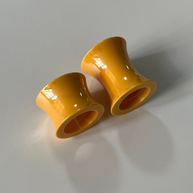 Rouleau en céramique jaune stabilisé par magnésium de l'isolateur ZrO2 de zircone