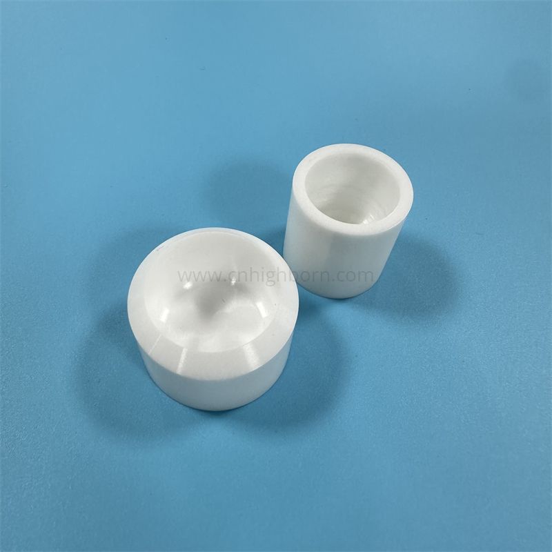 Pot ZrO2 de pot de zircone d'isolant adapté aux besoins du client par céramique industrielle