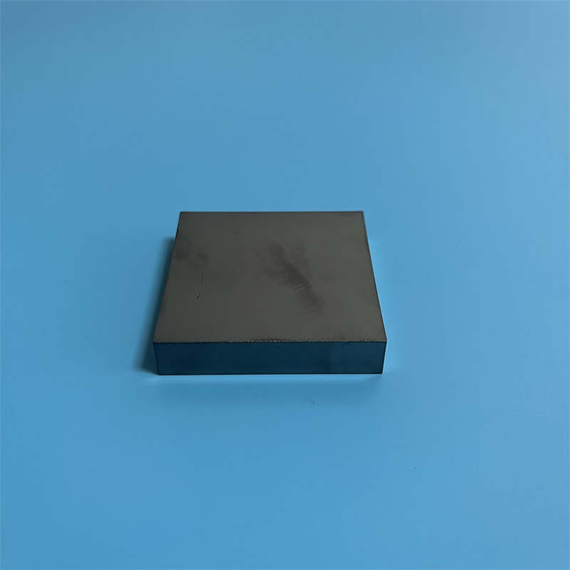 Pièce de protection SiC de plaque en céramique de carbure de silicium de 50x50mm