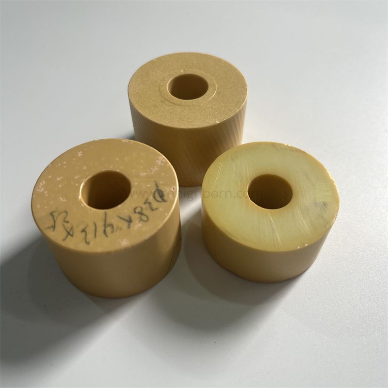 Bague en céramique de zircone jaune, anneau en céramique de zircone stabilisée au magnésium