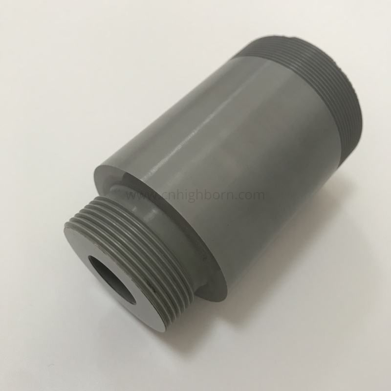 Tube fileté en céramique du tuyau Si3n4 de nitrure de silicium de GPS