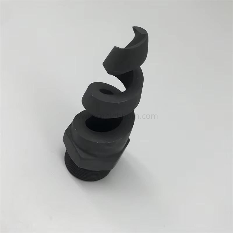 Pièce irrégulière en céramique SiC de bec de carbure de silicium d'isolateur
