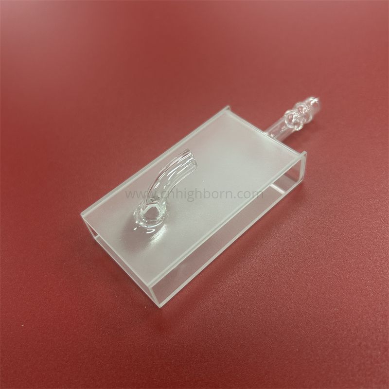 Cuvette en verre de cellule de quartz optique standard claire adaptée aux besoins du client
