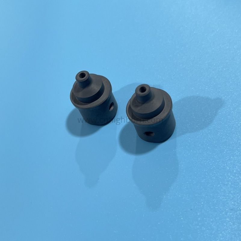 Pièce de pulvérisation en céramique de SiC de bec de carbure de silicium d'isolation
