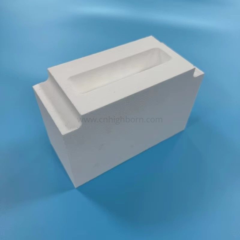 Pièce structurelle en céramique de morceau d'alumine du bloc isolant Al2O3