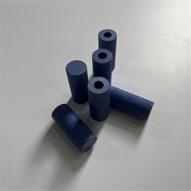 Tuyau en céramique ZrO2 de tube de zircone bleue stabilisée à l'yttrium