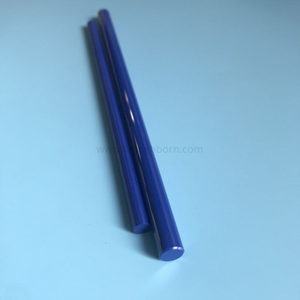 Arbre de piston de piston en céramique bleue Zro2, tige en zircone