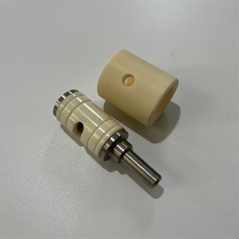 99%Al2O3 tige de piston en céramique pour le remplissage de la pompe doseuse