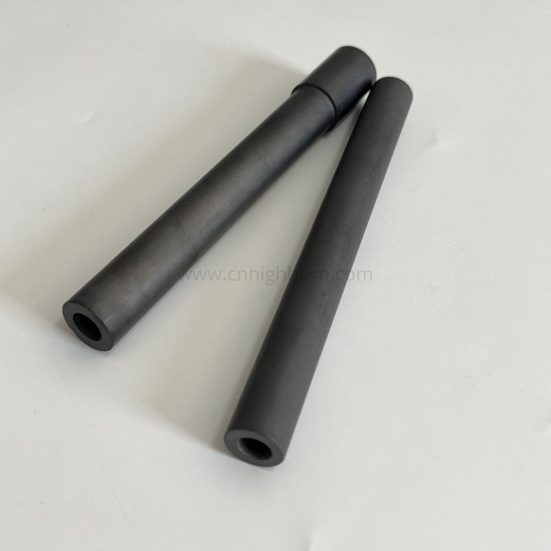 Tube en céramique de carbure de silicium manchon de thermocouple en céramique SiC
