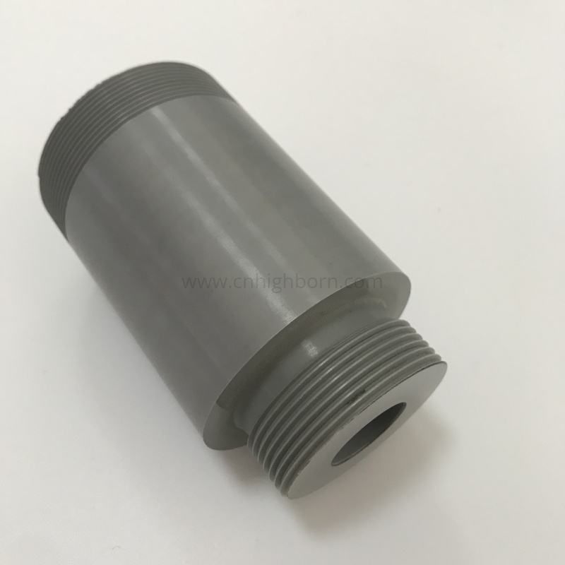 Tube fileté en céramique du tuyau Si3n4 de nitrure de silicium de GPS