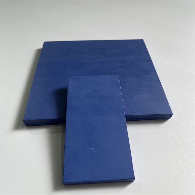 Plaque vierge en feuille bleue en céramique de zircone stabilisée à l'yttria