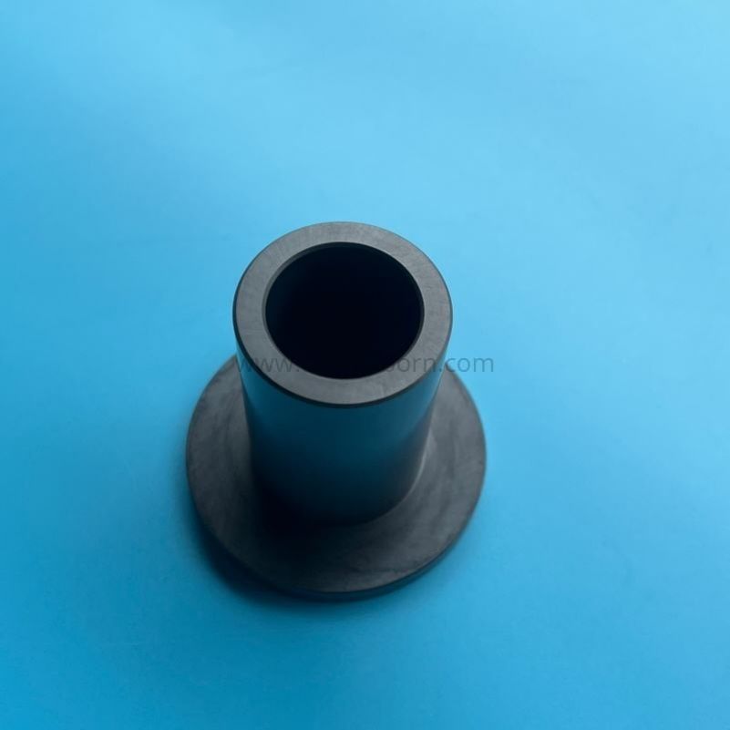 Tube de rechange en carbure de silicium, douille SSIC avec bride