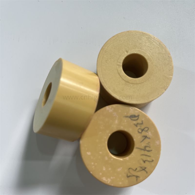 Bague en céramique de zircone jaune, anneau en céramique de zircone stabilisée au magnésium