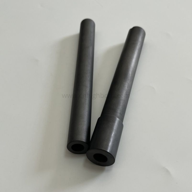 Tube en céramique de carbure de silicium manchon de thermocouple en céramique SiC
