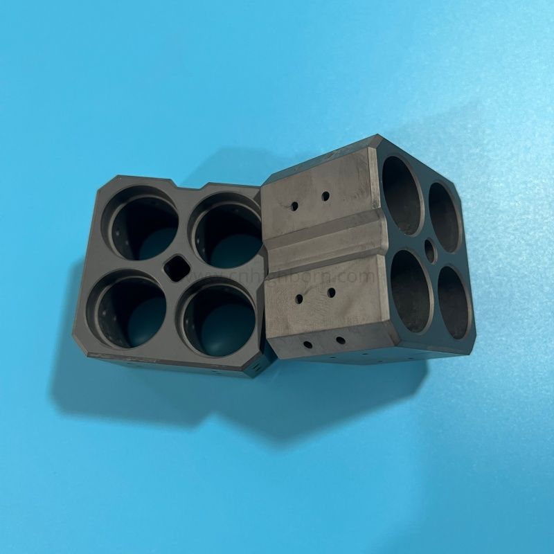 Base de montage multi-cavités en céramique et carbure de silicium, fixation SiC 