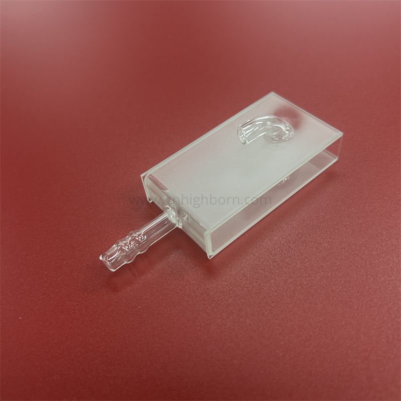 Cuvette en verre de cellule de quartz optique standard claire adaptée aux besoins du client