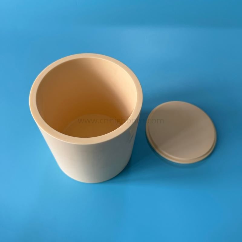 Pot de broyage en céramique d'alumine, pot de broyeur à boulets Al2O3