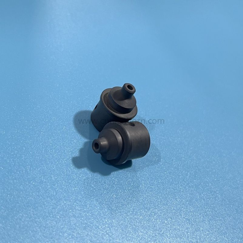 Pièce de pulvérisation en céramique de SiC de bec de carbure de silicium d'isolation